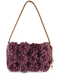 Sam Edelman Phoebe Small Raffia Shoulder Flap Shoulder Bag
