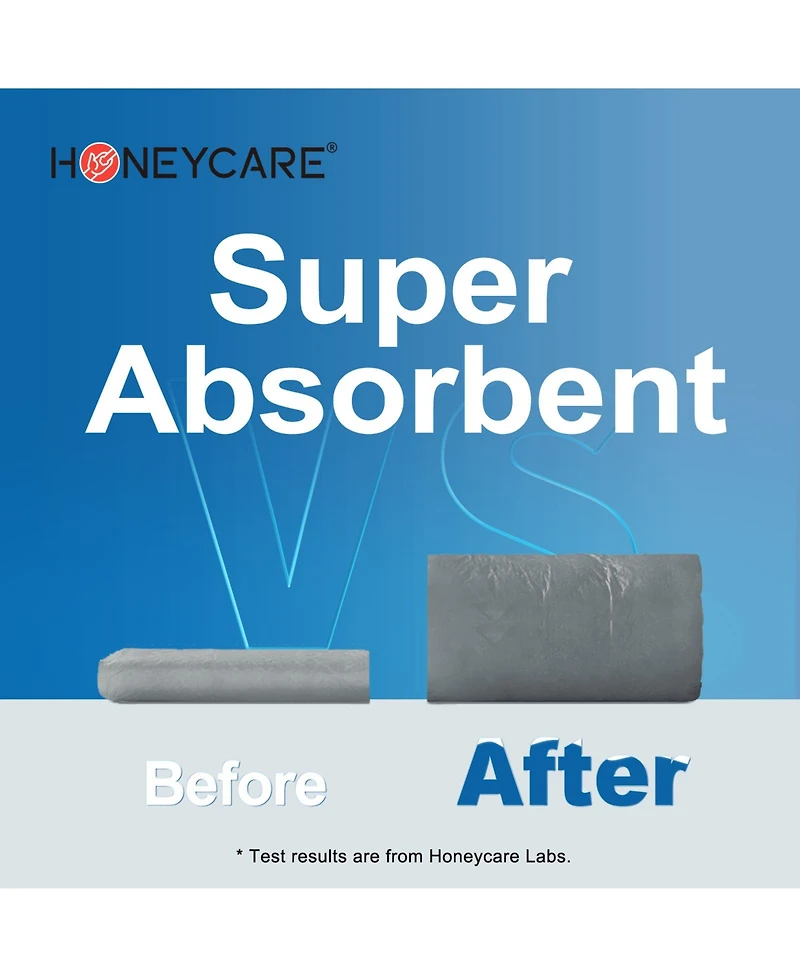 HoneyCare Carbon All-Absorb Puppy Training Pads Absorb Eliminating Odor, Ultra Charcoal Dog Pad, 22x23 inch, 200ct