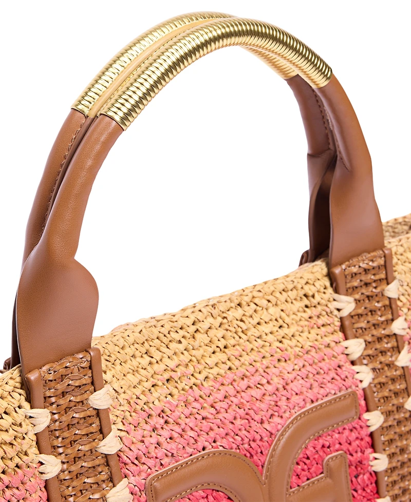 Sam Edelman Marley Raffia Collapsible Large Tote