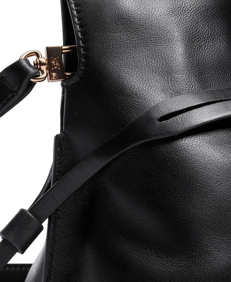 Sam Edelman Poppy Small Leather Drawstring Crossbody