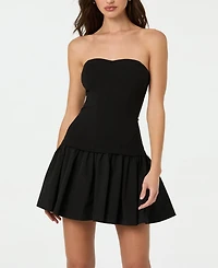 Astr the Label Women's Strapless Drop Waist Dress