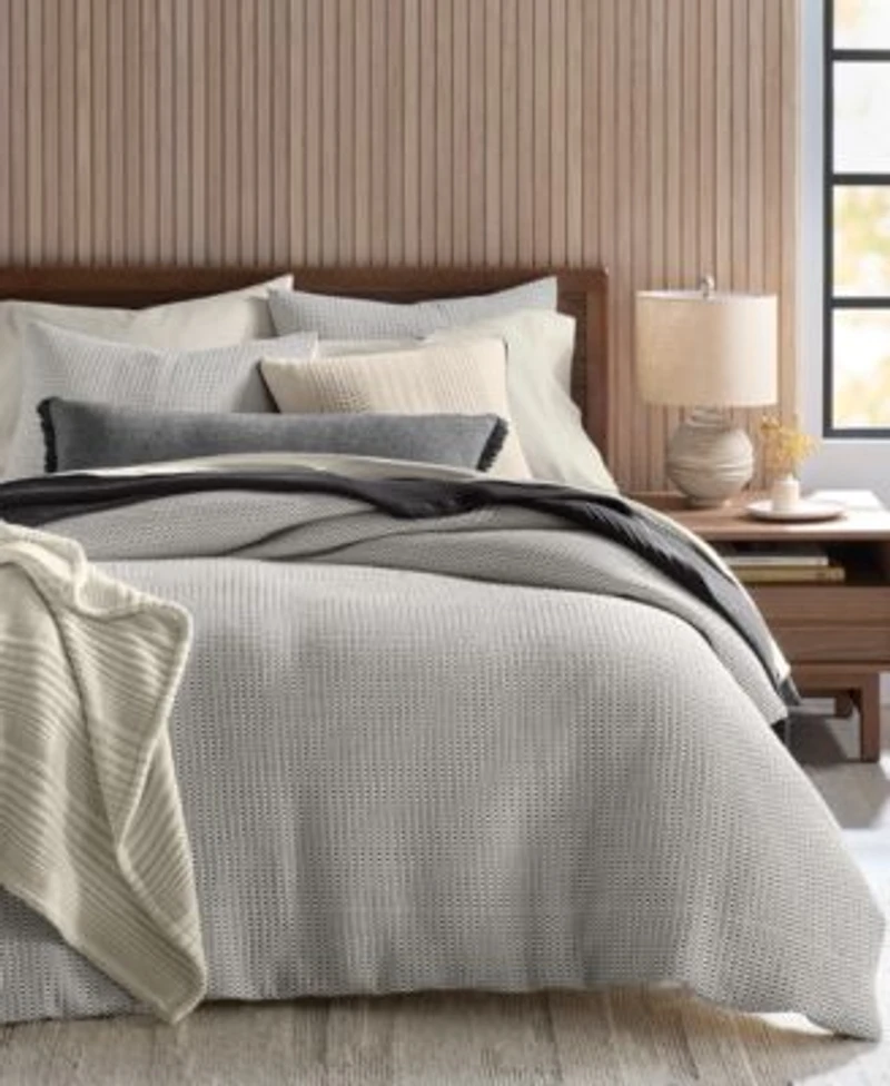 Oake Textured Stitch Comforter Set Exclusively At Macys