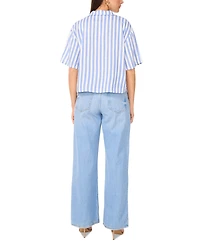 Vince Camuto Women's Cropped Button-Down Shirt