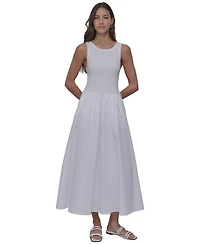 Dkny Jeans Women's Mixed-Media Tank Dress