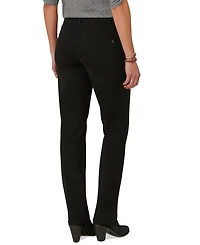 Democracy Women's "Ab" Solution Mid-Rise Straight-Leg Jeans