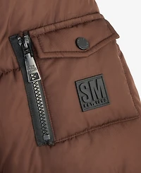 Steve Madden Women's Hooded Puffer Utility Coat