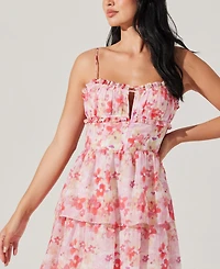 Astr the Label Women's Vonessa Ruffled Tiered Maxi Dress