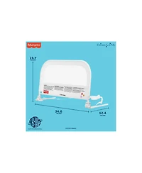 Dream On Me Fisher-Price Little Naps Bed Rail in Gray
