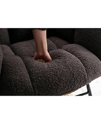 Streamdale Teddy Fabric Rocking Chair for Nursery