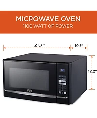 1.4 Cu. Ft. Counter Top Microwave, Black