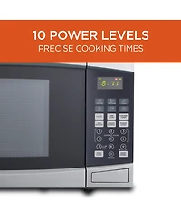 1.6 Cu. Ft. Counter Top Microwave, Stainless Steel