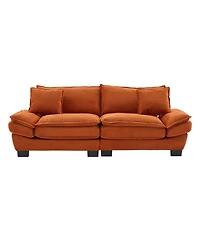 Streamdale Comfy Corduroy Sleeper Sofa with Pillows for Home or Office