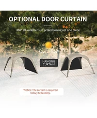 Naturehike Cloud Boundar Tent Door Curtain for 4-sided Canopy Tent, Sun Shelter Accessory, Windproof & Privacy Screen for Camping Canopy Tent