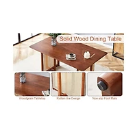 Streamdale Retro Solid Wood Dining Table/Desk Chinese Country Charm