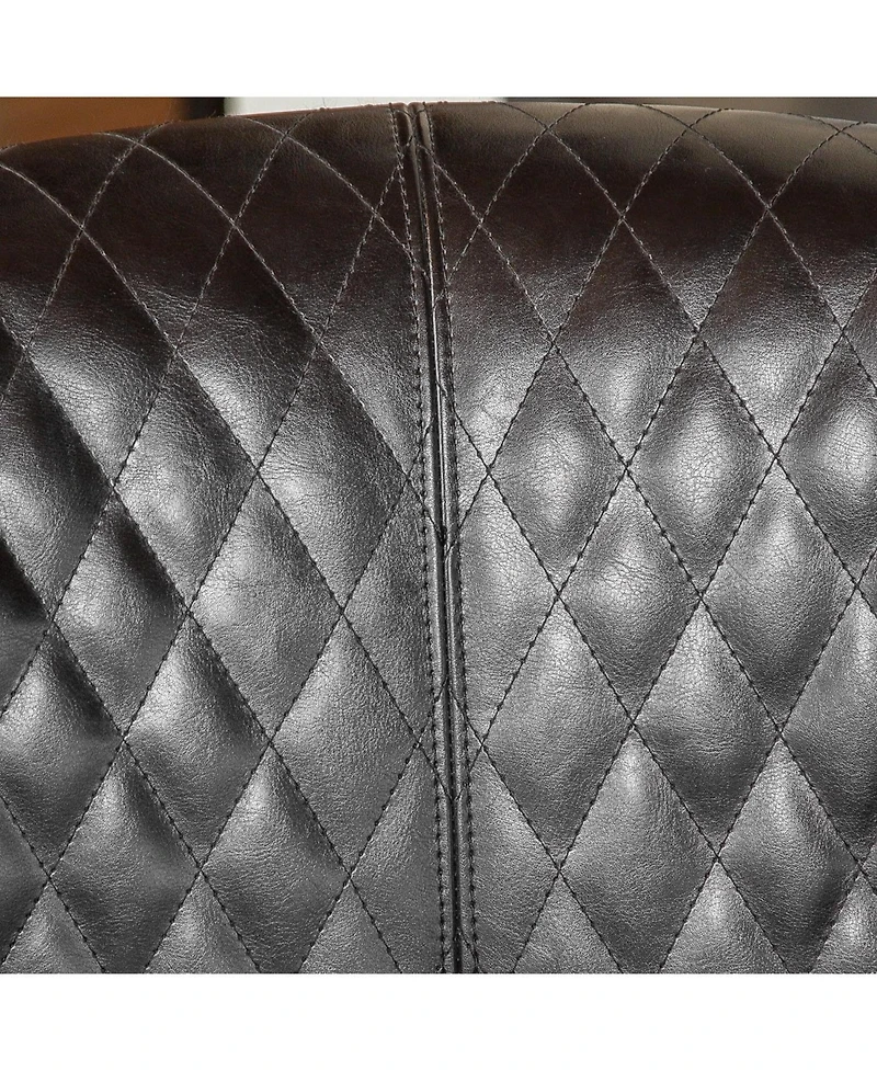 Streamdale Quilted Elegance Mia Club Chair with Studs and Comfort