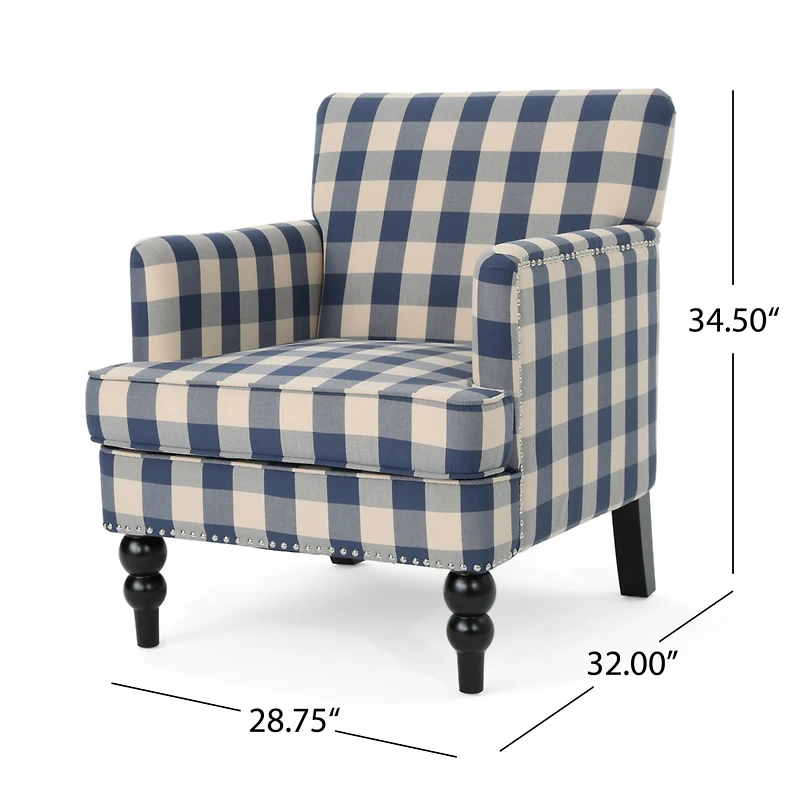 Streamdale Furniture Breezy Windowside Charm Upholstered Club Chair for Comfort and Style
