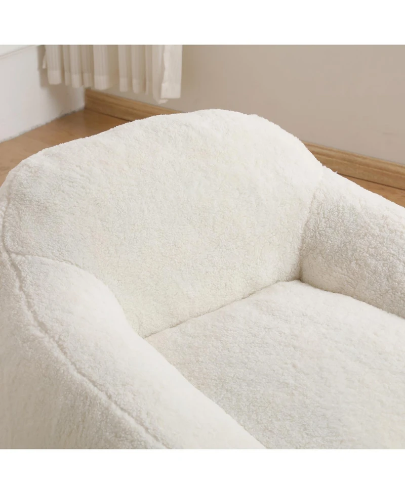 Streamdale Comfy Bean Bag Chair with Armrest and Memory Foam Filler