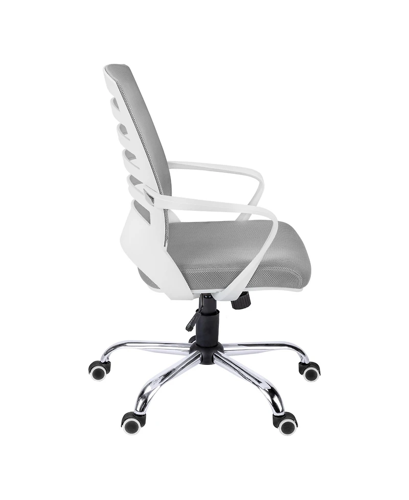 Modern Adjustable Task Chair with Mesh Back and Polyester Seat for Office Use