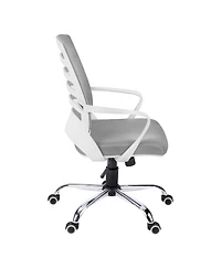 Modern Adjustable Task Chair with Mesh Back and Polyester Seat for Office Use