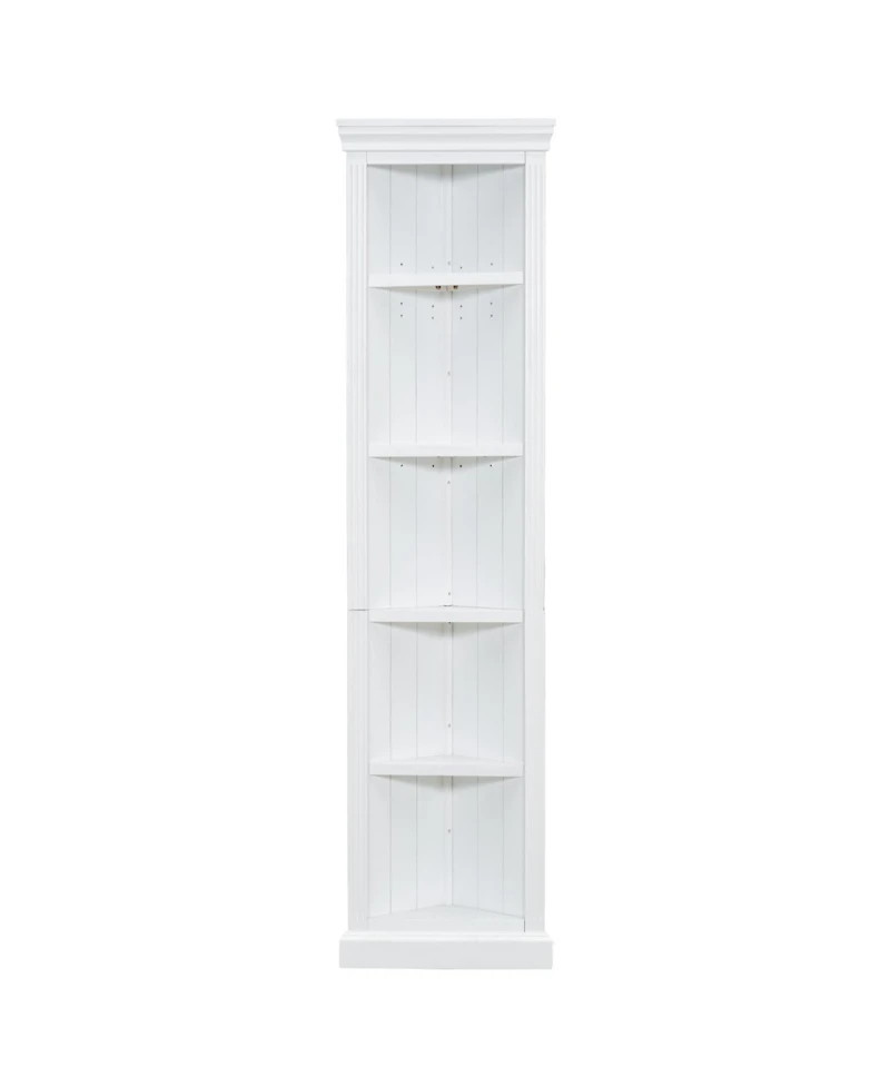 Streamdale 5-Tier Modern Led Corner Shelf (83.4")