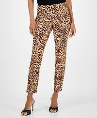 I.n.c. International Concepts Petite Cheetah-Print Pants, Exclusively at Macy's