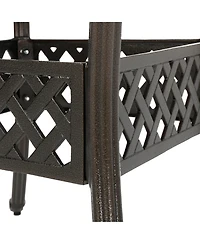 Streamdale Versatile Aluminum Extendable Outdoor Dining Table for Patio