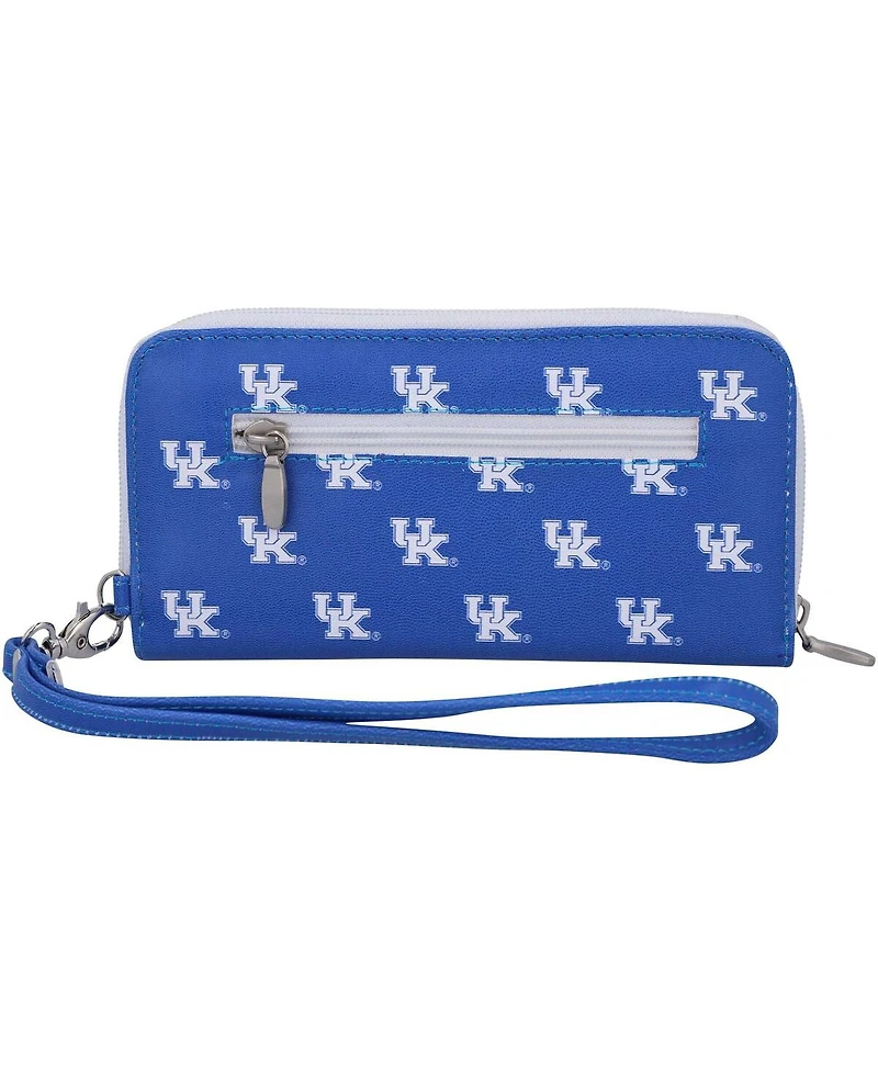 Eagles Wings Women's Kentucky Wildcats Zip-Around Wristlet Wallet