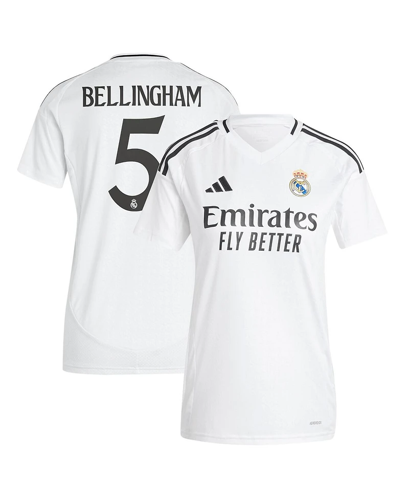 Adidas Women's Jude Bellingham White Real Madrid 2024/25 Home Replica Player Jersey