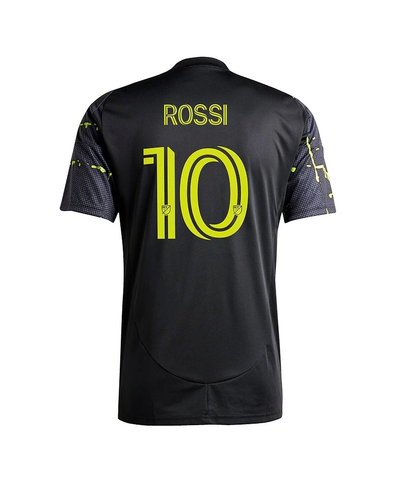 Adidas Men's Diego Rossi Black Columbus Crew 2025 The Goosebumps Kit Replica Player Jersey