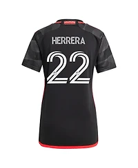 Adidas Women's Aaron Herrera Black D.c. United 2024 The Icon Kit Replica Player Jersey