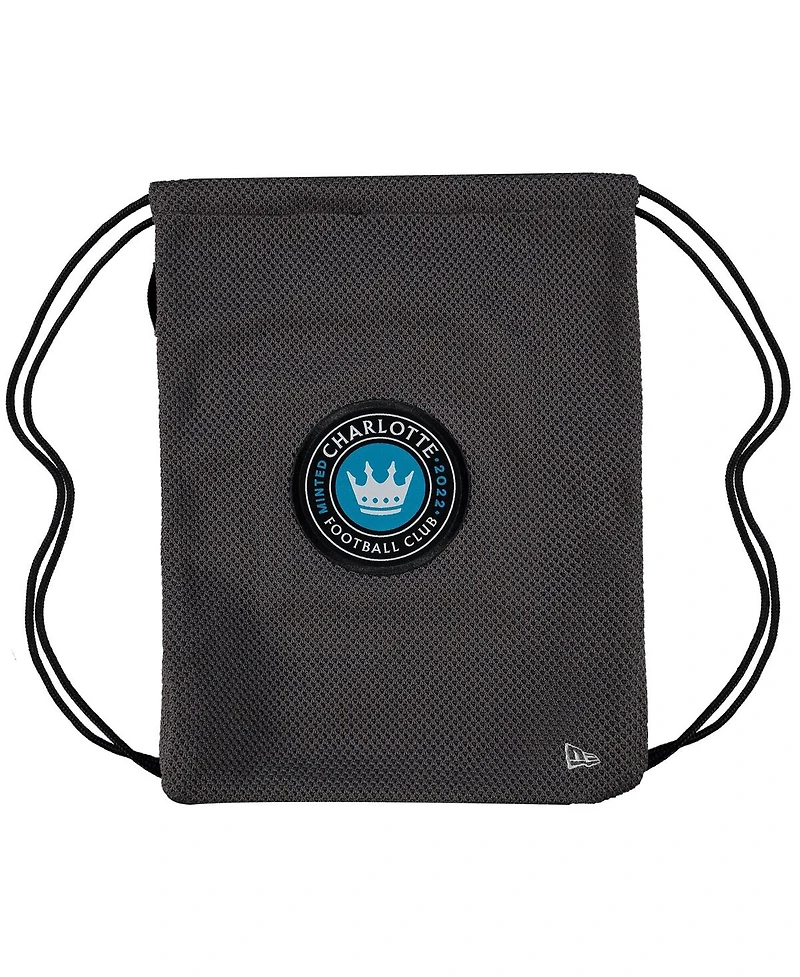 New Era Black Charlotte Fc Kick Off Gym Sack Bag