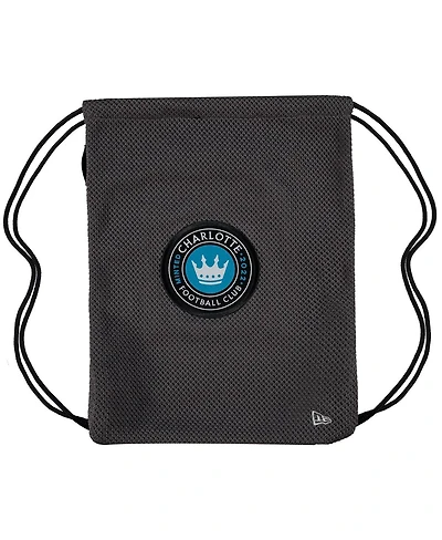 New Era Black Charlotte Fc Kick Off Gym Sack Bag