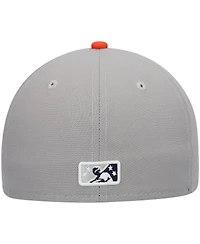 New Era Men's Gray Las Vegas Aviators Authentic Collection Team Alternate 59FIFTY Fitted Hat