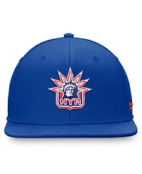 Fanatics Men's Royal New York Rangers Team Logo Fitted Hat