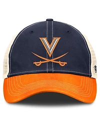 Top of the World Men's True Navy Virginia Cavaliers Off Road Adjustable Trucker Hat