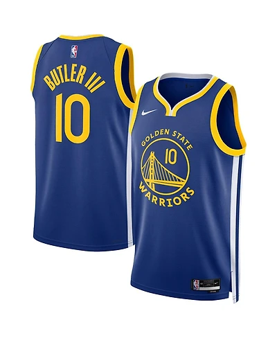 Nike Men's Jimmy Butler Iii Royal Golden State Warriors Swingman Player Jersey - Icon Edition