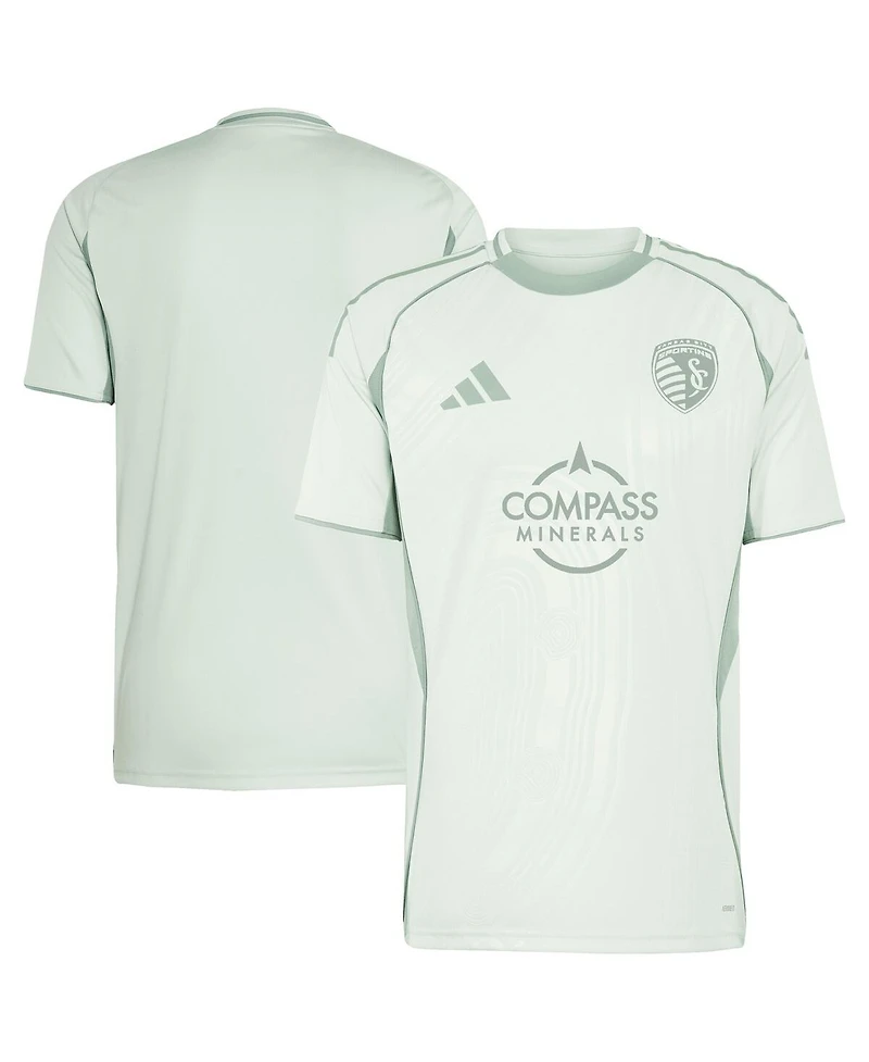 Adidas Men's Light Green Sporting Kansas City 2025 One Planet Pre-Match Jersey