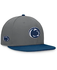 Top of the World Men's Gray/Navy Penn State Nittany Lions Rally Two-Tone Fitted Hat