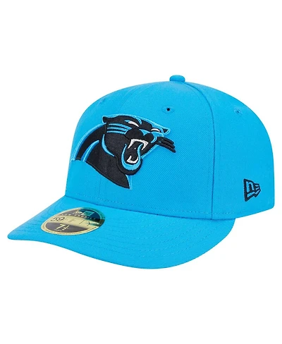 New Era Men's Blue Carolina Panthers Omaha Low Profile 59FIFTY Fitted Hat