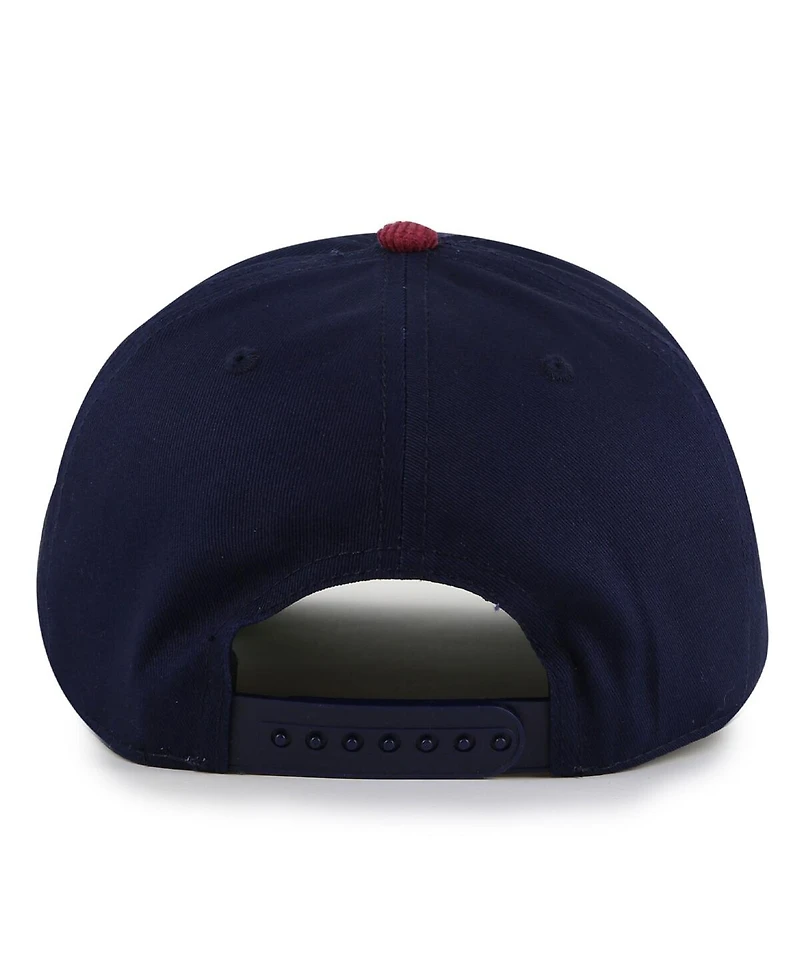 American Needle Men's Navy/Burgundy Colorado Avalanche Burnett Adjustable Hat