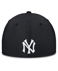 Nike Men's Gray/Navy New York Yankees Rise Swoosh Performance Flex Hat