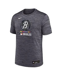 Nike Men's Black Baltimore Orioles 2025 City Connect Authentic Collection Velocity Performance T-Shirt