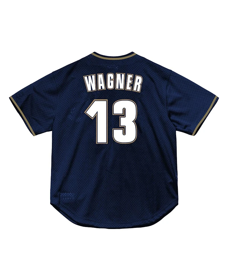 Mitchell & Ness Men's Billy Wagner Navy Houston Astros Authentic Batting Practice Jersey