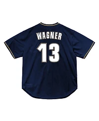 Mitchell & Ness Men's Billy Wagner Navy Houston Astros Authentic Batting Practice Jersey