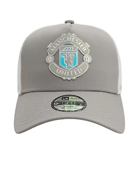 New Era Big Boys and Girls Gray Manchester United Iridescent Trucker Adjustable Hat