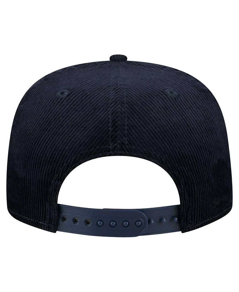 New Era Men's Navy Houston Astros Full Circle Corduroy Golfer Adjustable Hat