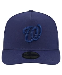 New Era Men's Navy Washington Nationals Color Pack A-Frame 59FIFTY Fitted Hat