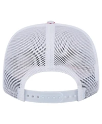 New Era Men's White Miami Dolphins Adventure Flamingo Pattern 9SEVENTY Stretch Snap Hat