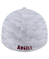 New Era Men's White Los Angeles Angels Graded 39THIRTY Flex Hat