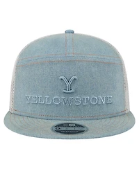 New Era Men's Denim Yellowstone Denim 9FIFTY Snapback Hat